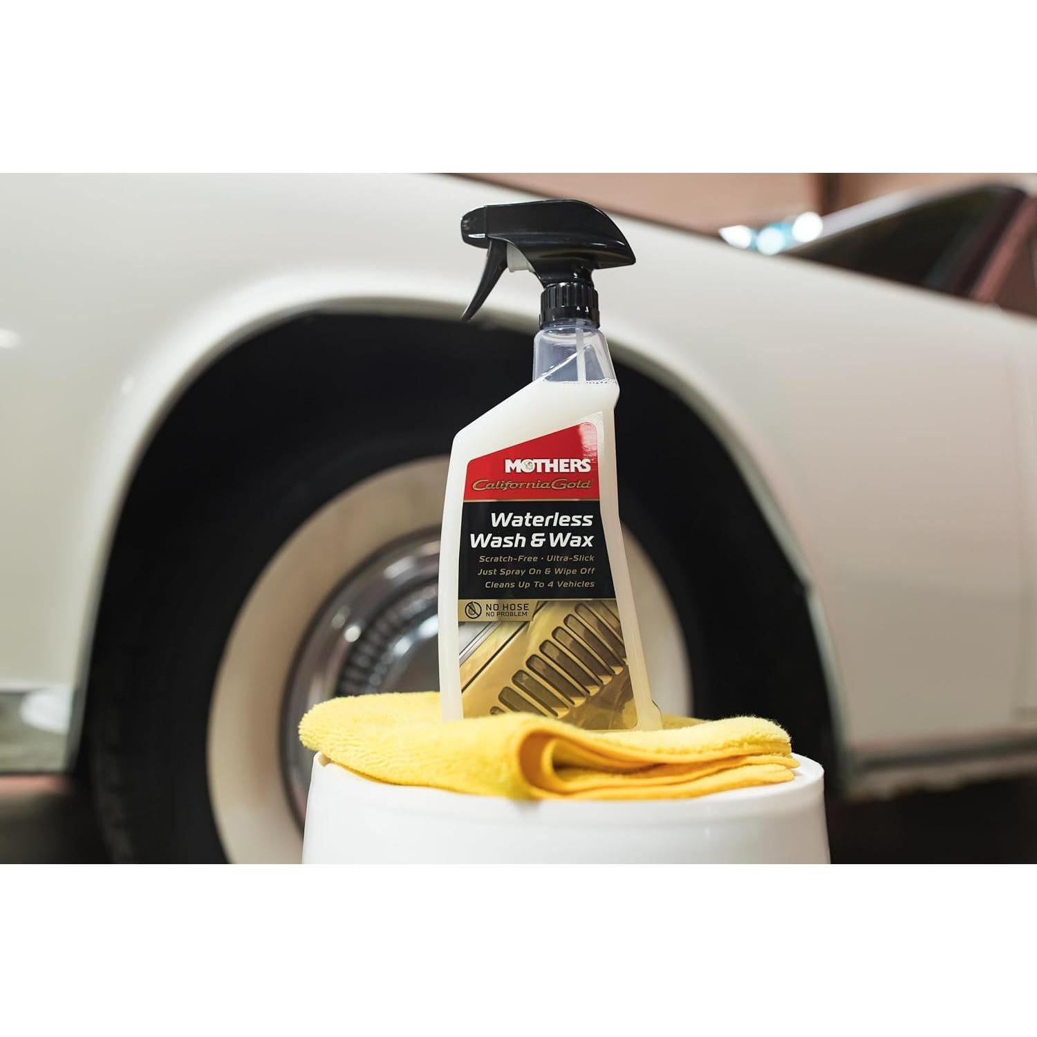 Mothers Lavado y Cera Sin Agua 24 oz - Cuidado Automotriz