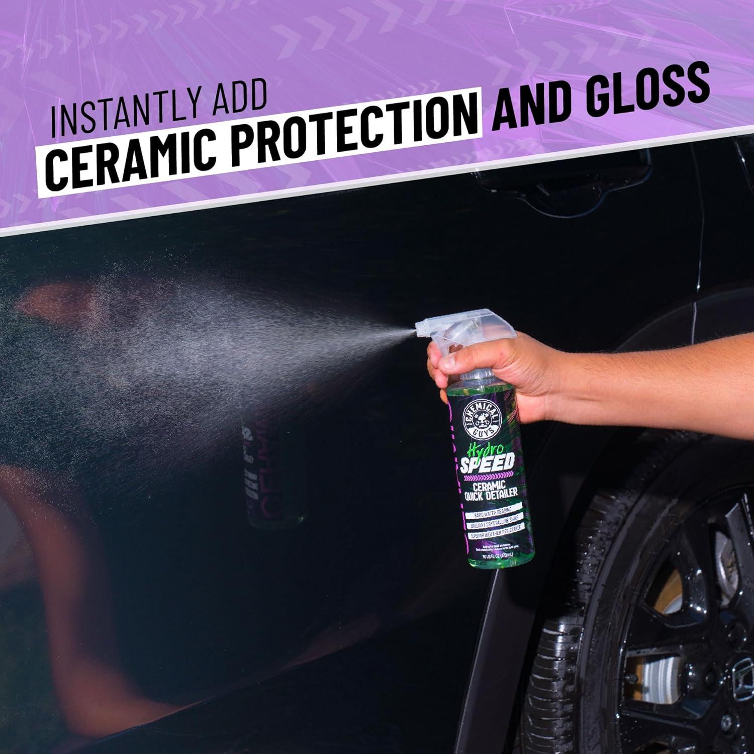 Cera Hiper HydroSlick 16 oz + Abrillantador HydroSpeed Chemical Guys