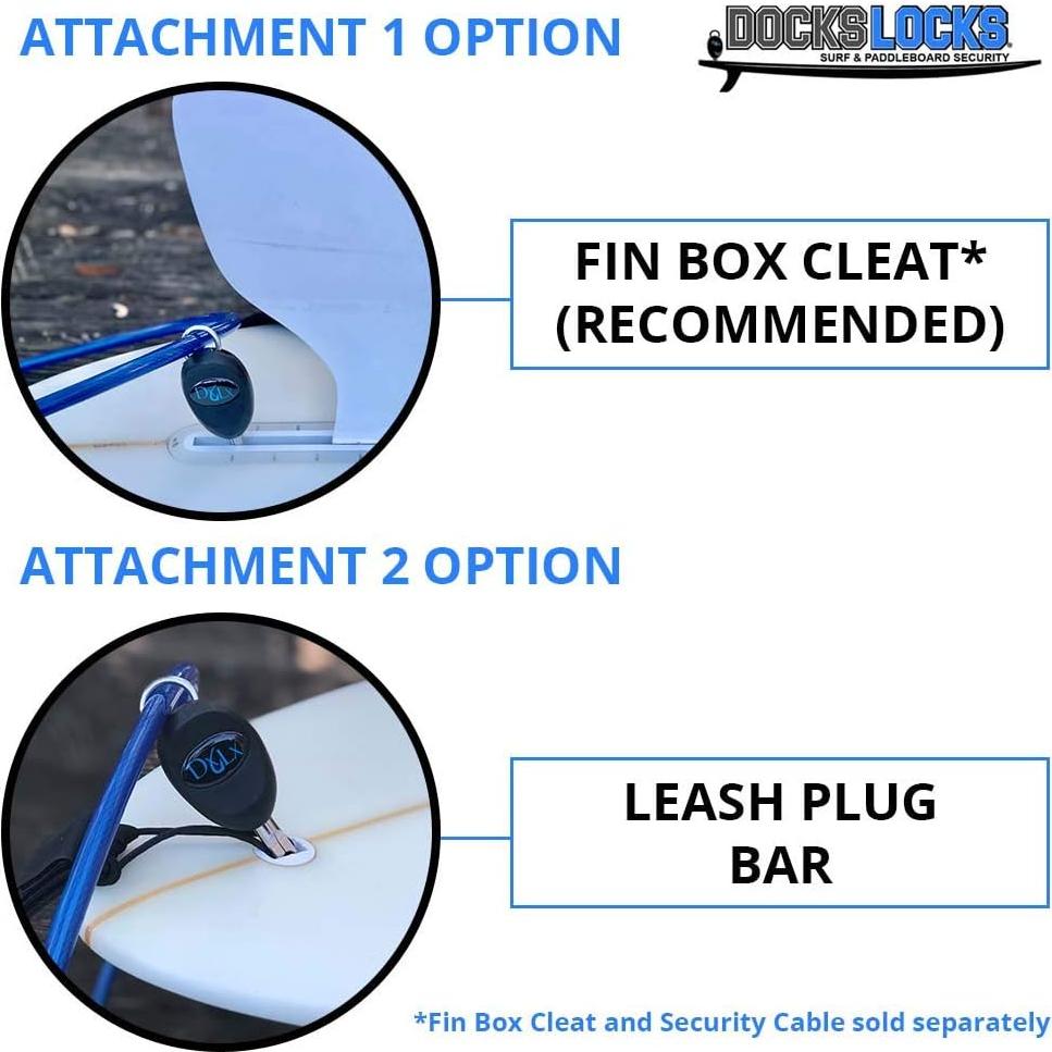 Candado Antirrobo DocksLocks para Paddleboard y Surf