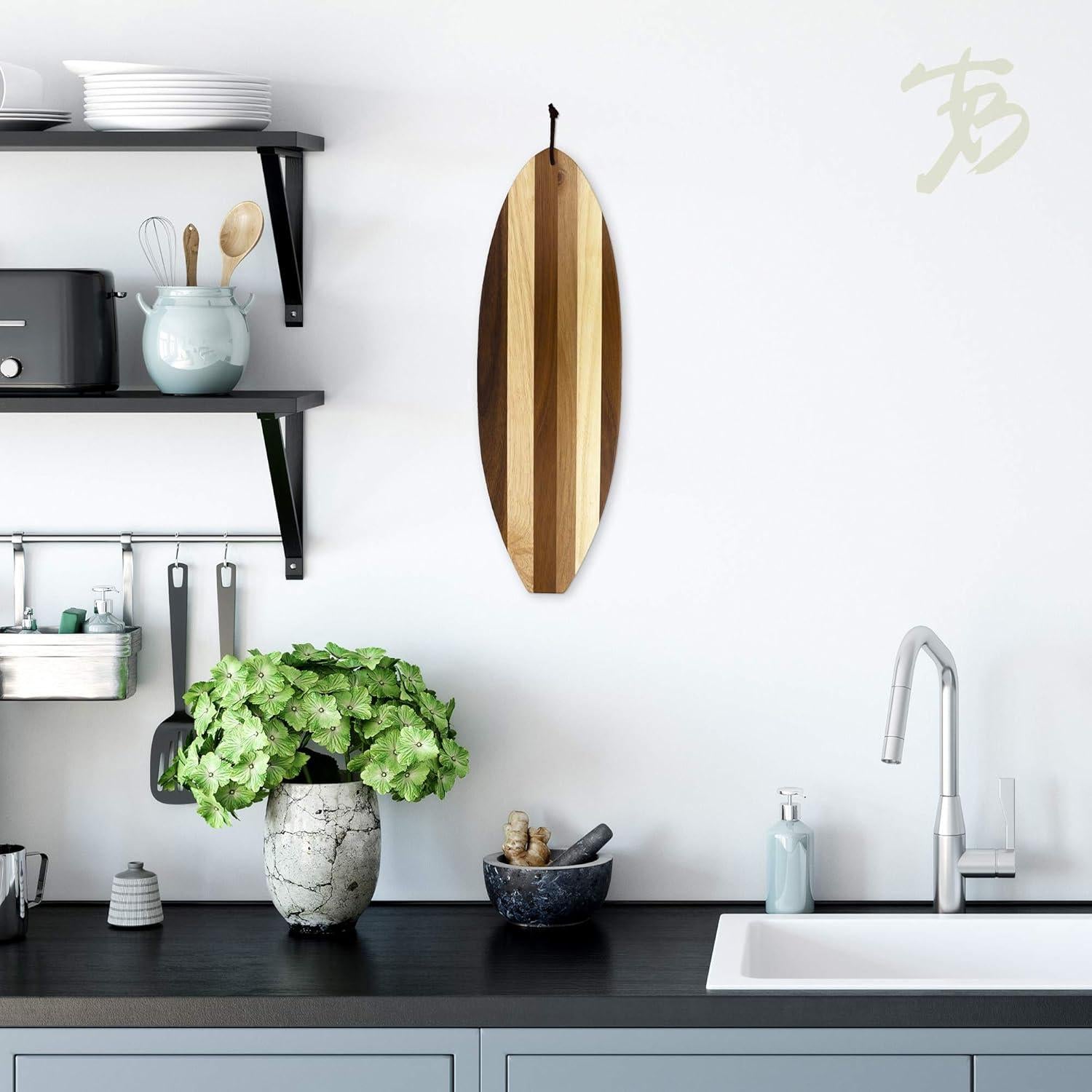 Tabla de Servir y Cortar de Madera Totally Bamboo 57x18 cm