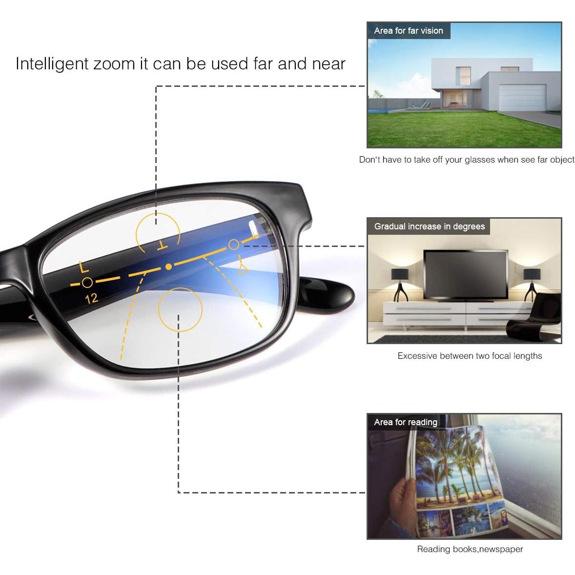 Gafas de lectura progresivas MIRYEA con bloqueo luz azul