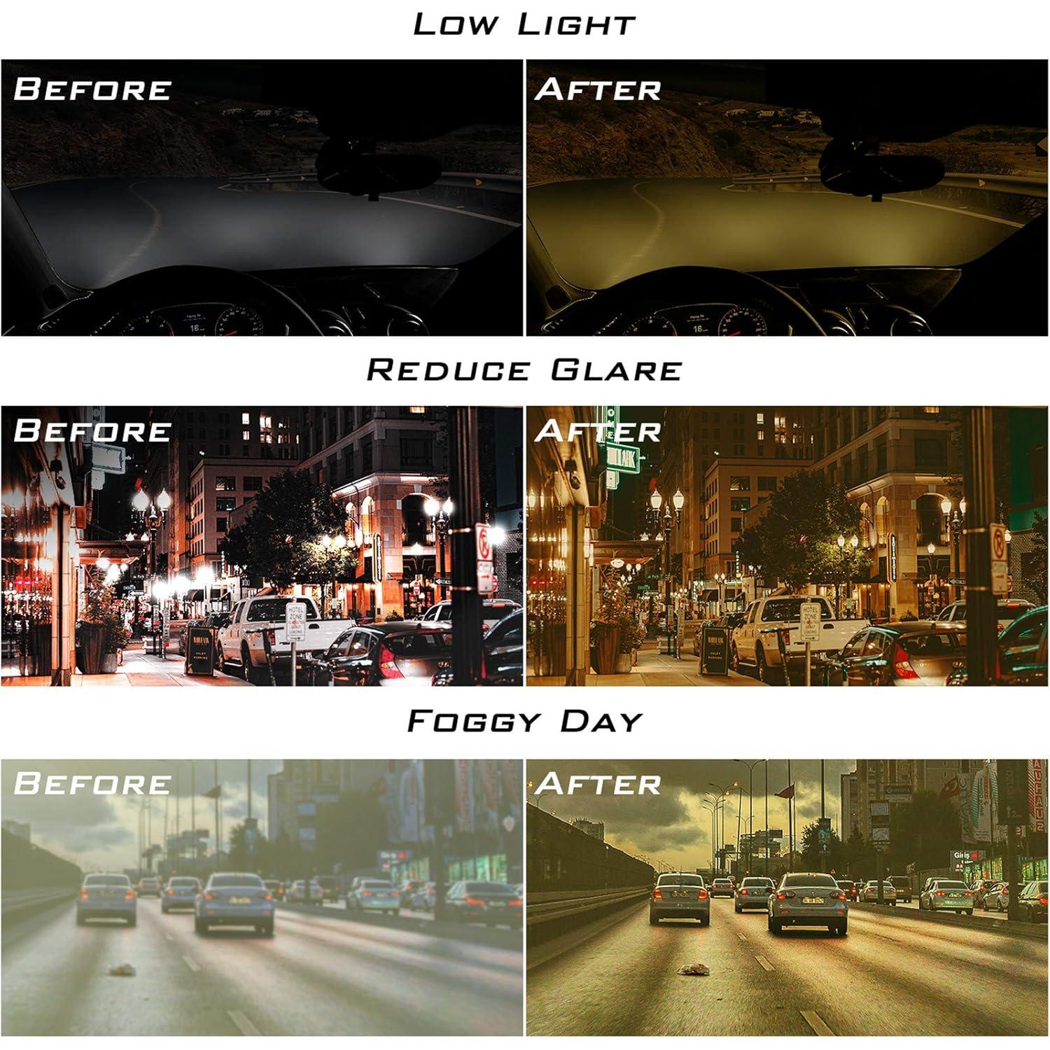 Gafas de Visión Nocturna KastKing Amarillas para Conducir