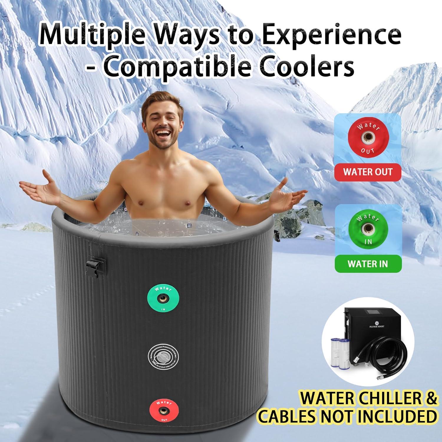 Tina de Inmersión Fría PLUNGE MAGIC XL Portátil 454L