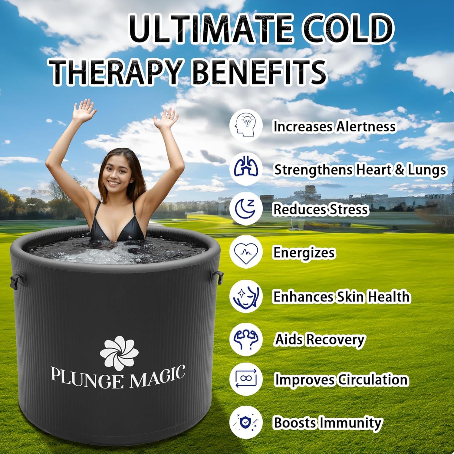 Tina de Inmersión Fría PLUNGE MAGIC XL Portátil 454L