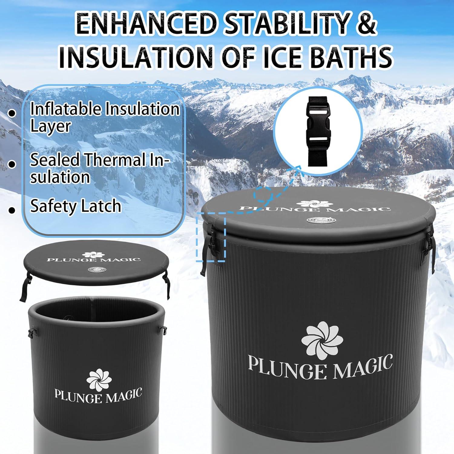 Tina de Inmersión Fría PLUNGE MAGIC XL Portátil 454L