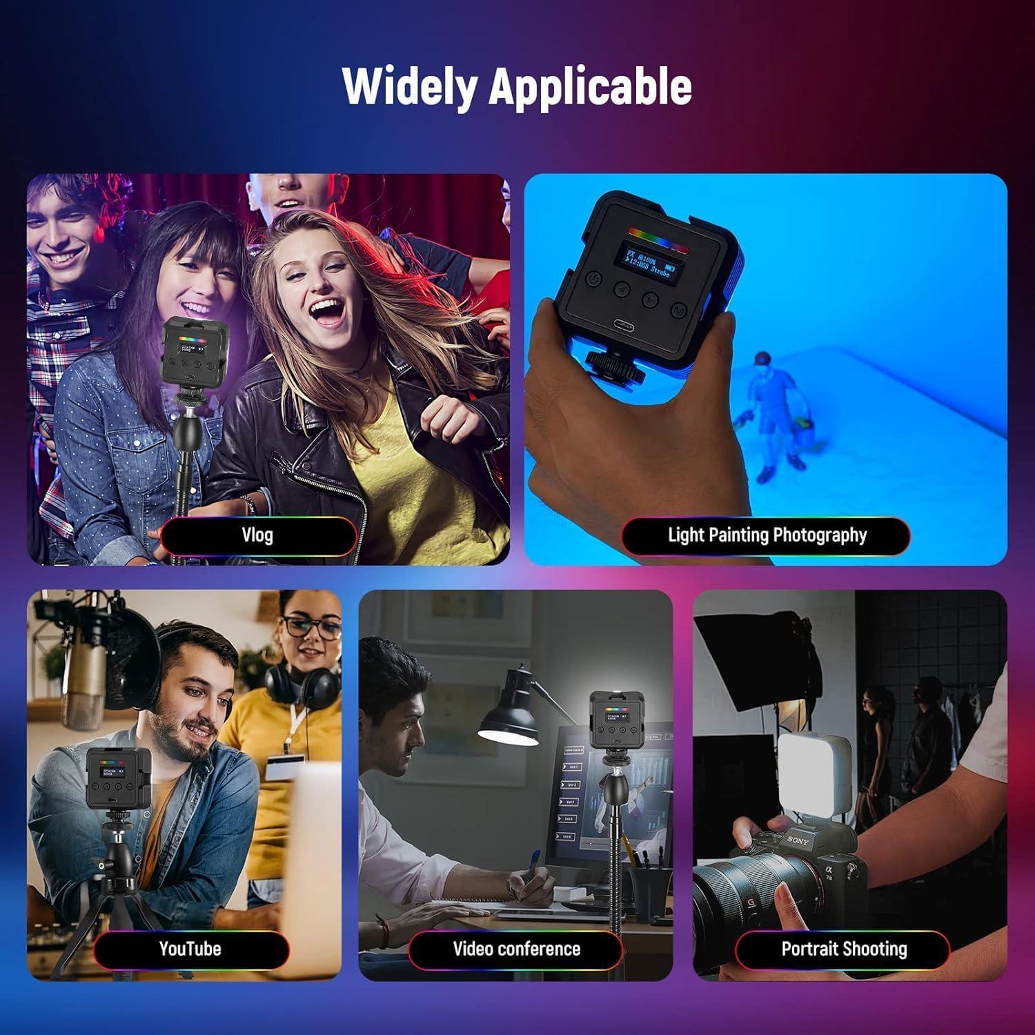 Luz de Video LED RGB NEEWER RGB61 2500K-8500K 20 Modos