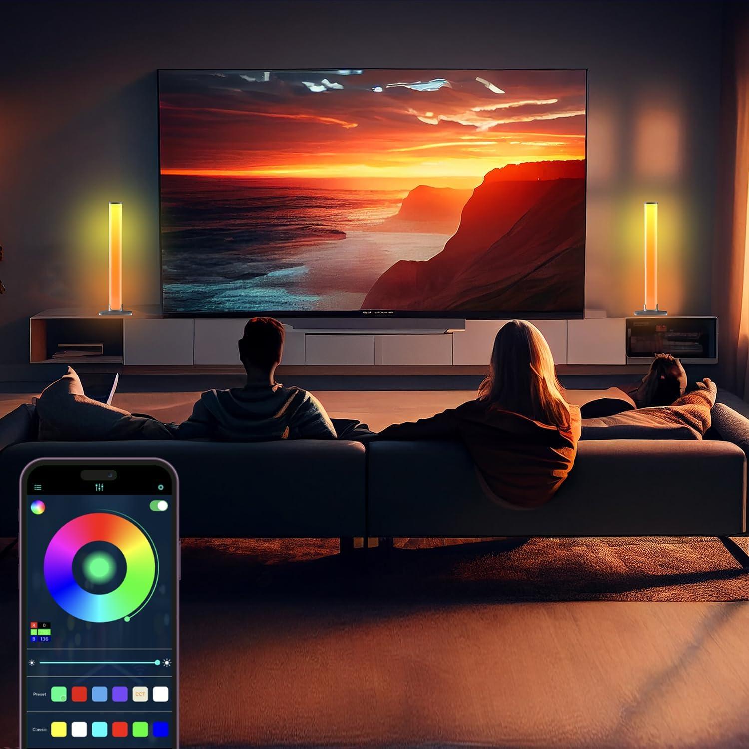 Barra de Luz LED RGB Barhootao YMD-ZMFWLEDIC003 16 Colores