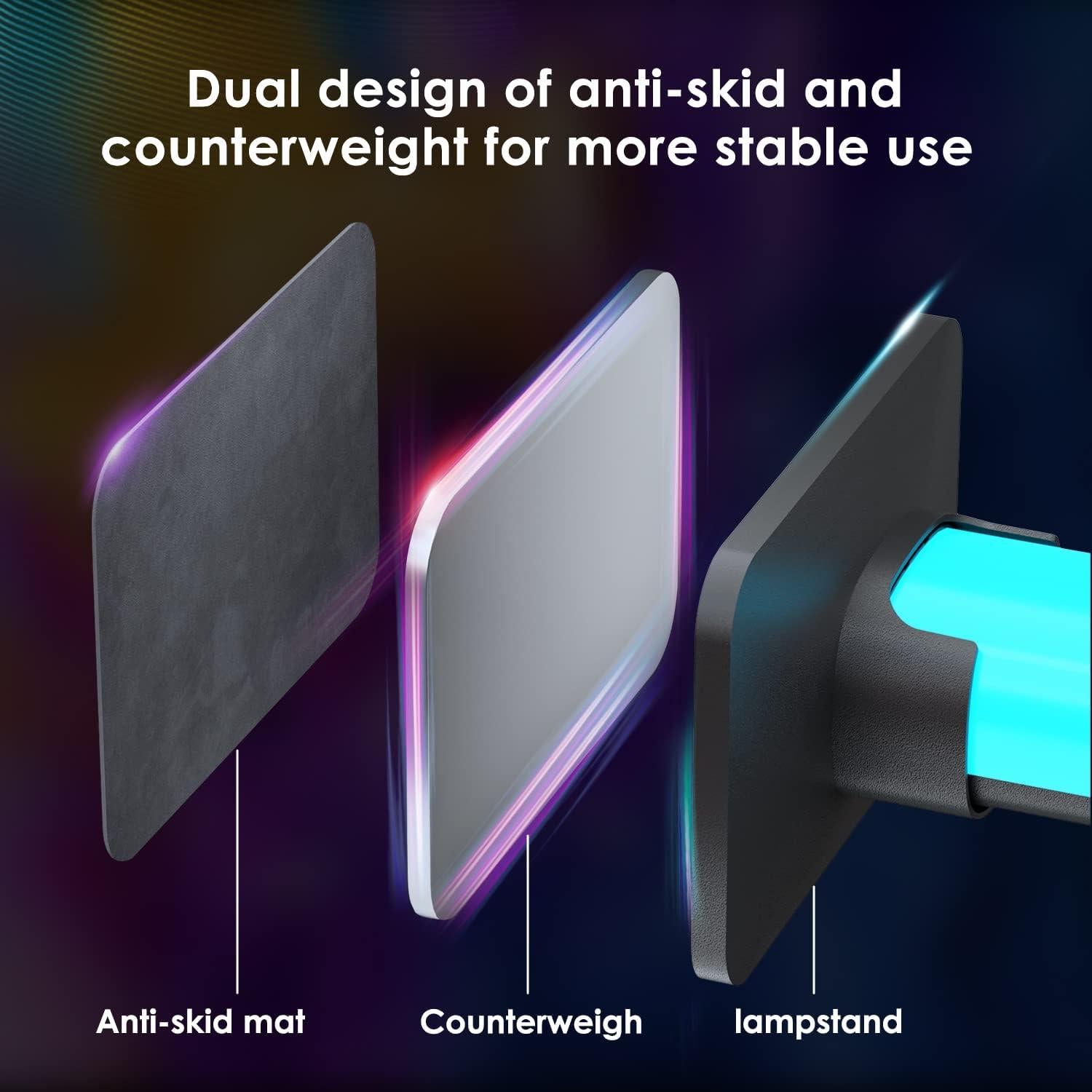 Barra de Luz LED RGB Barhootao YMD-ZMFWLEDIC003 16 Colores