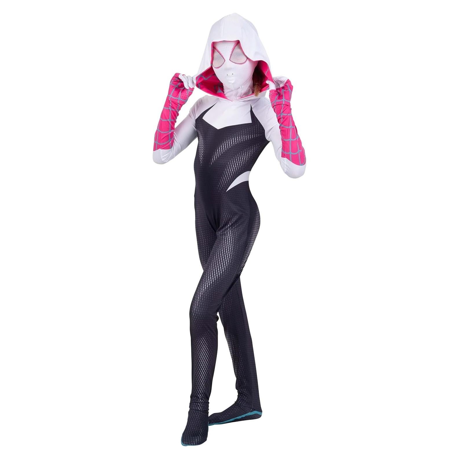 Disfraz Zentai Spider-Gwen Niños Grande | Jazwares