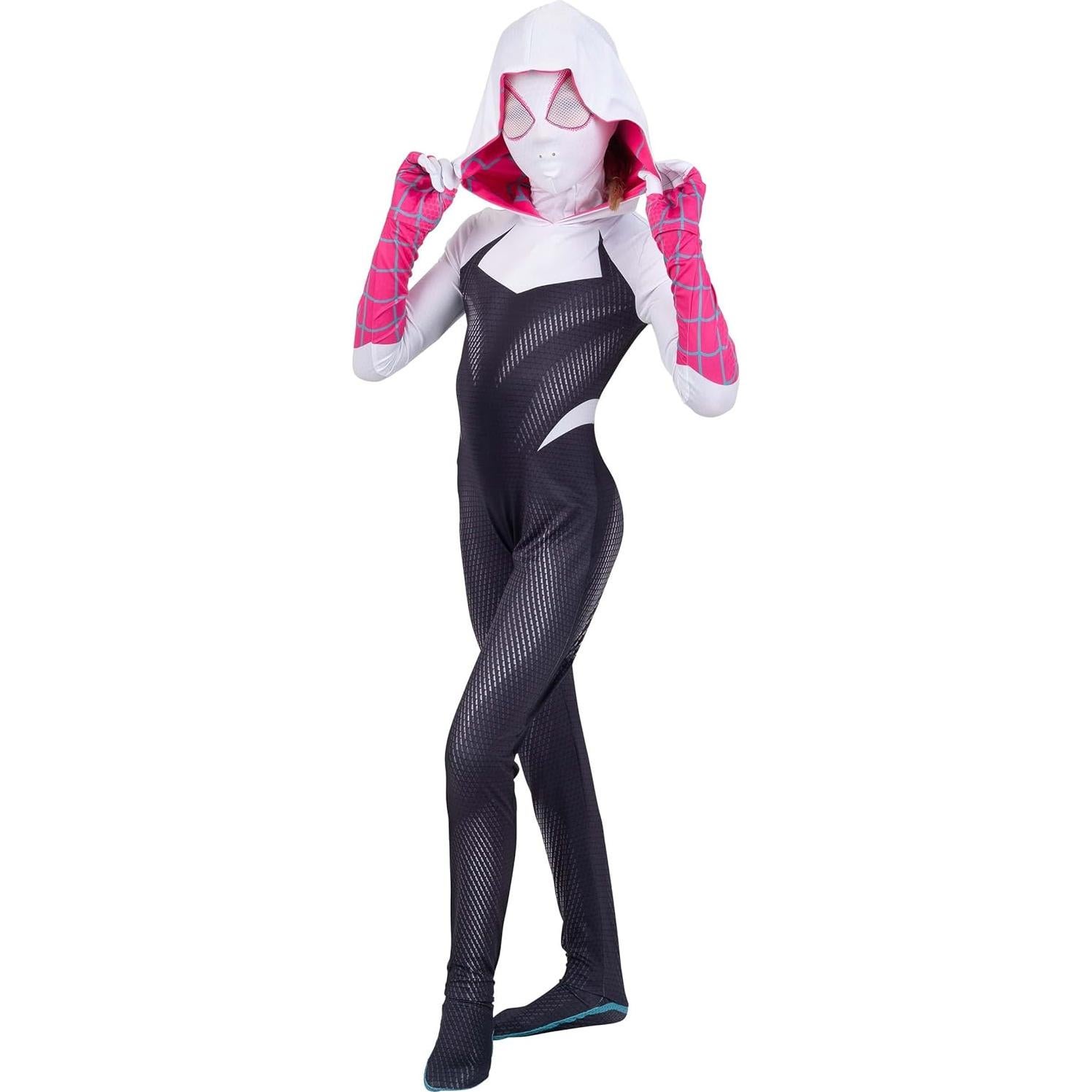 Disfraz Zentai Spider-Gwen Niños Grande | Jazwares