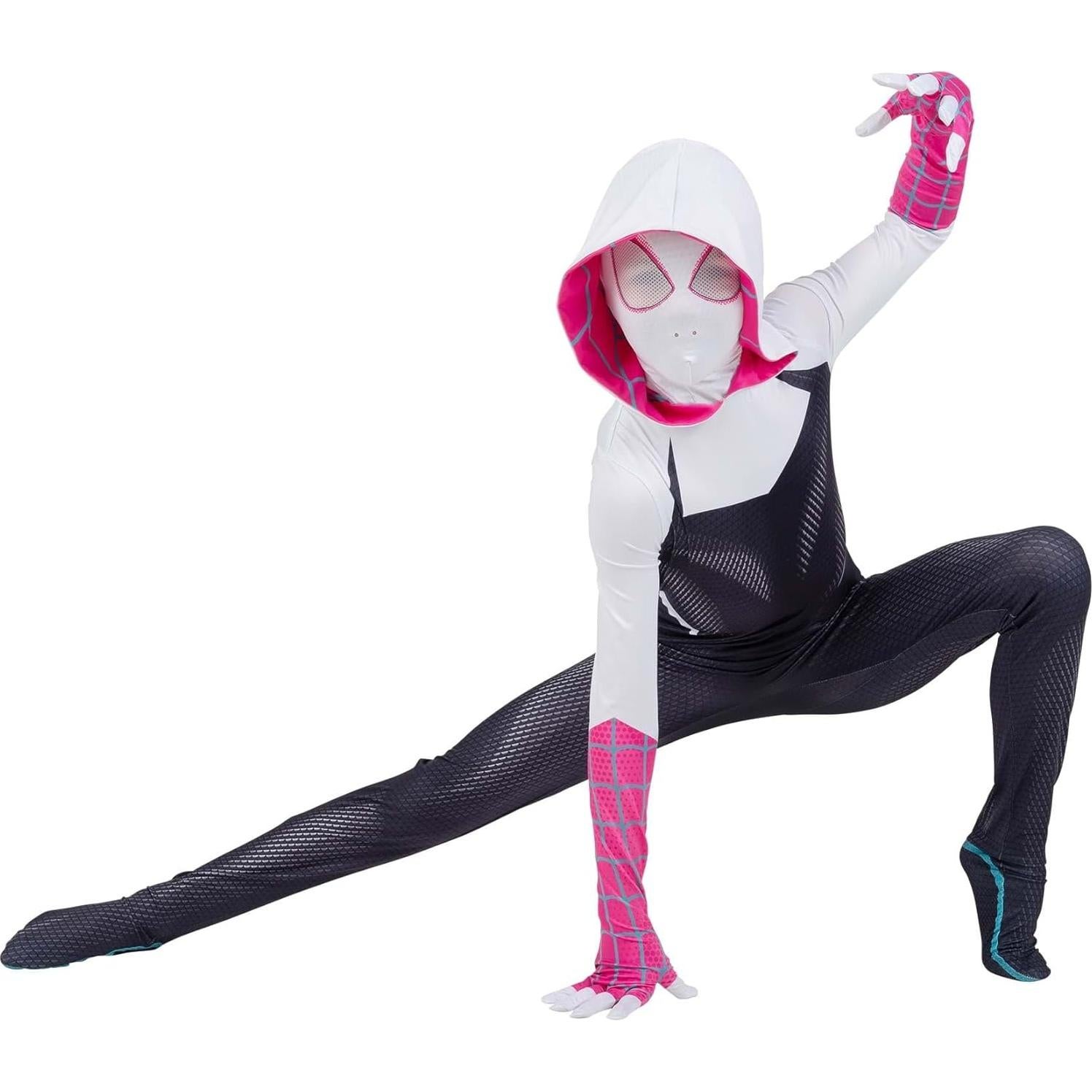 Disfraz Zentai Spider-Gwen Niños Grande | Jazwares