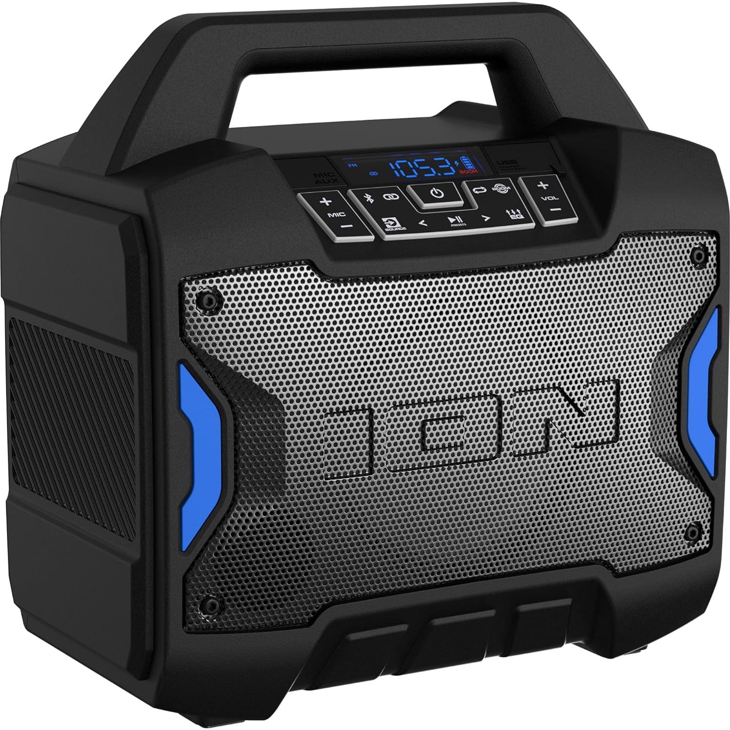 Altavoz Bluetooth ION Tailgater Boom 60W Resistente al Agua