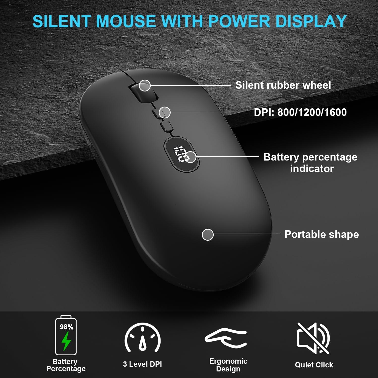 Combo Teclado y Ratón Inalámbrico BlueFinger Gaming