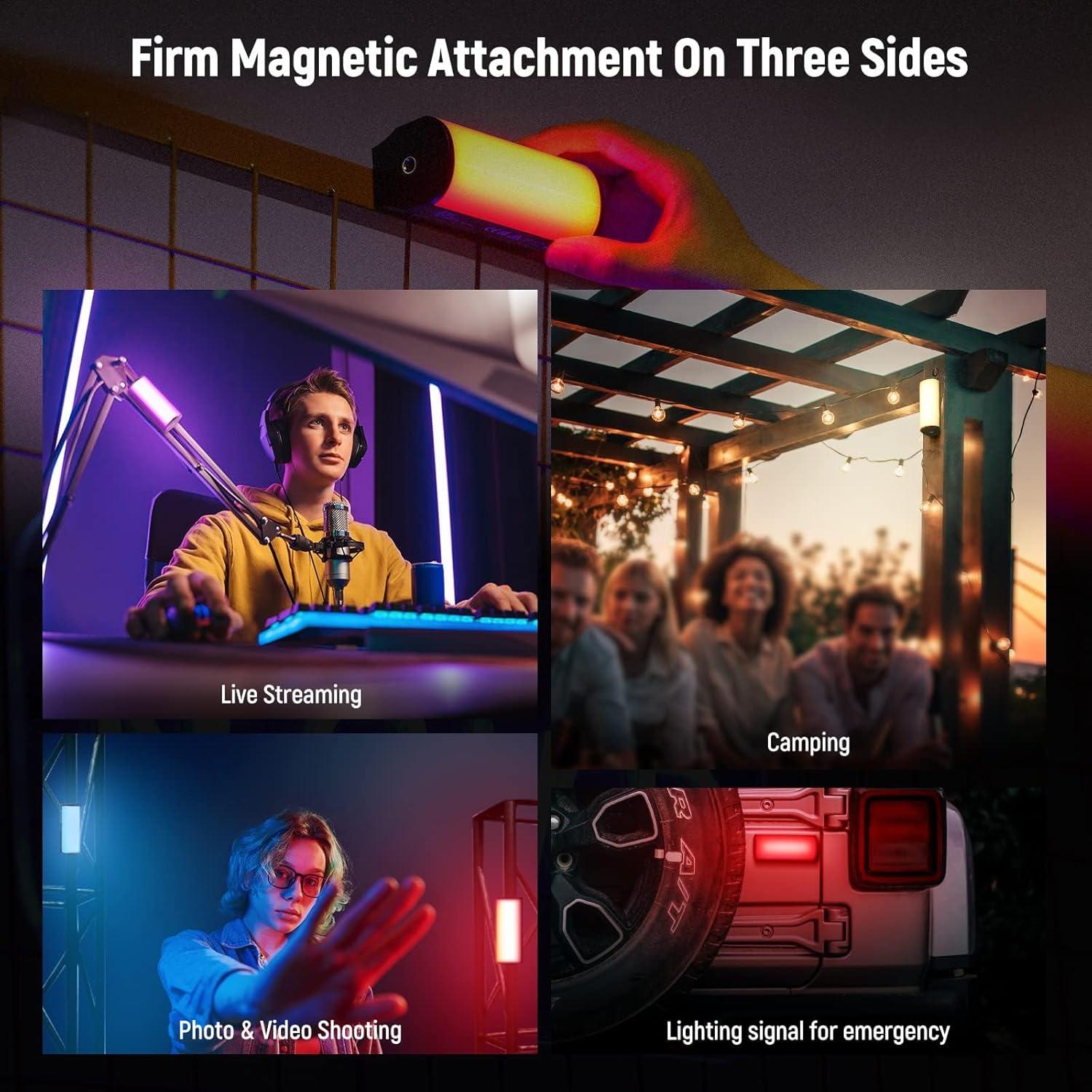 Varitas de Luz LED NEEWER TL96RGB 2 Paquete 2500-8500K