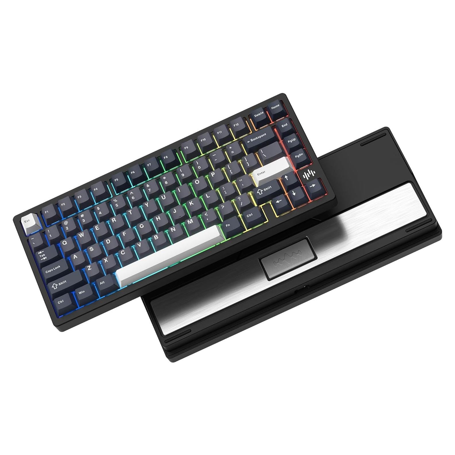 Teclado Inalámbrico Womier RD75 Pro 75% Aluminio RGB Negro