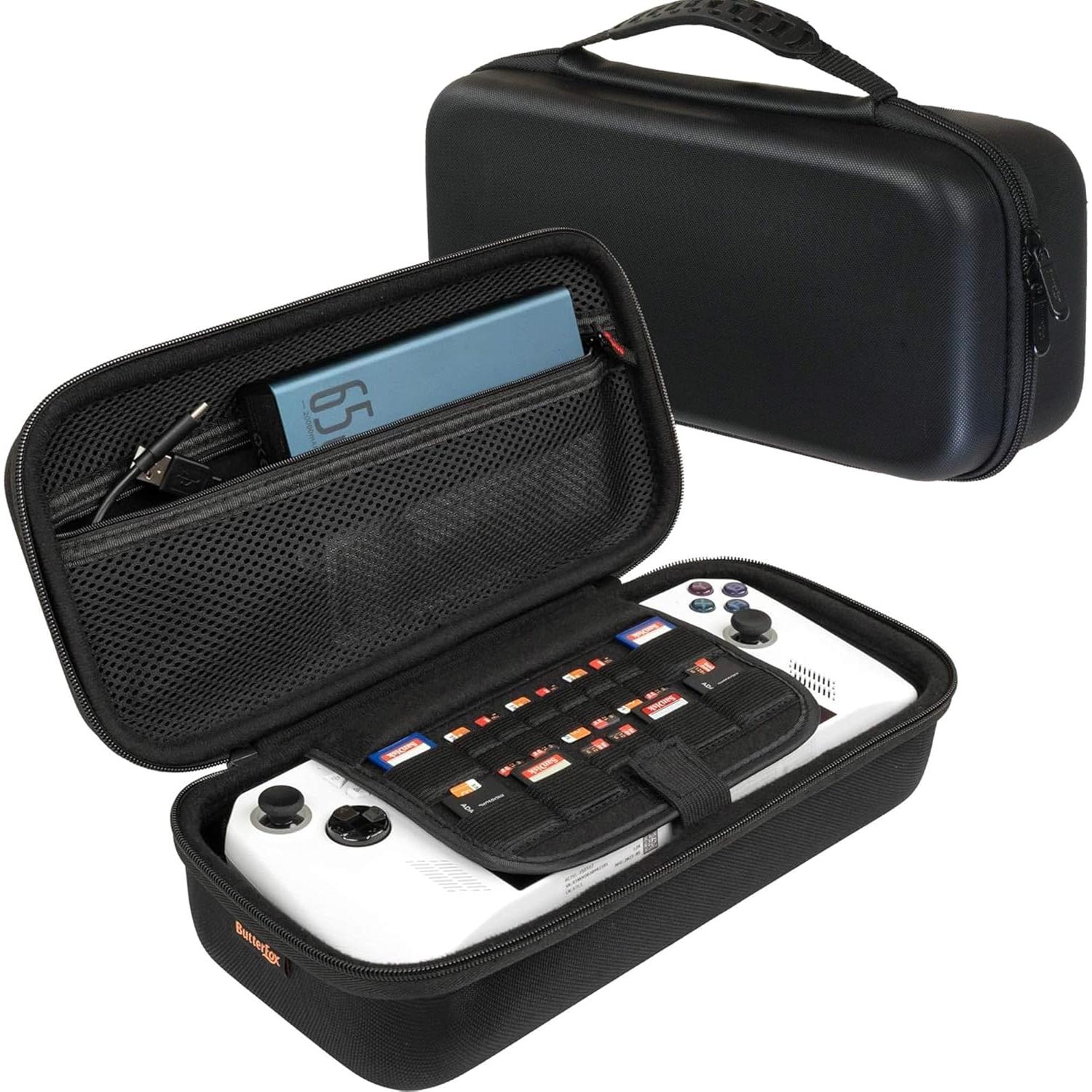 Bolsa de transporte ButterFox para ASUS Rog Ally X - Negro/Púrpura