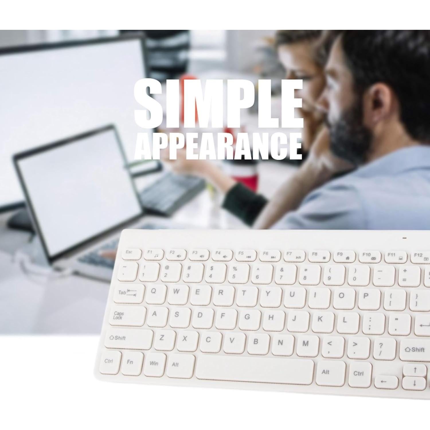 Teclado y Ratón GOWENIC Ultra Delgado USB con Teclado Numérico