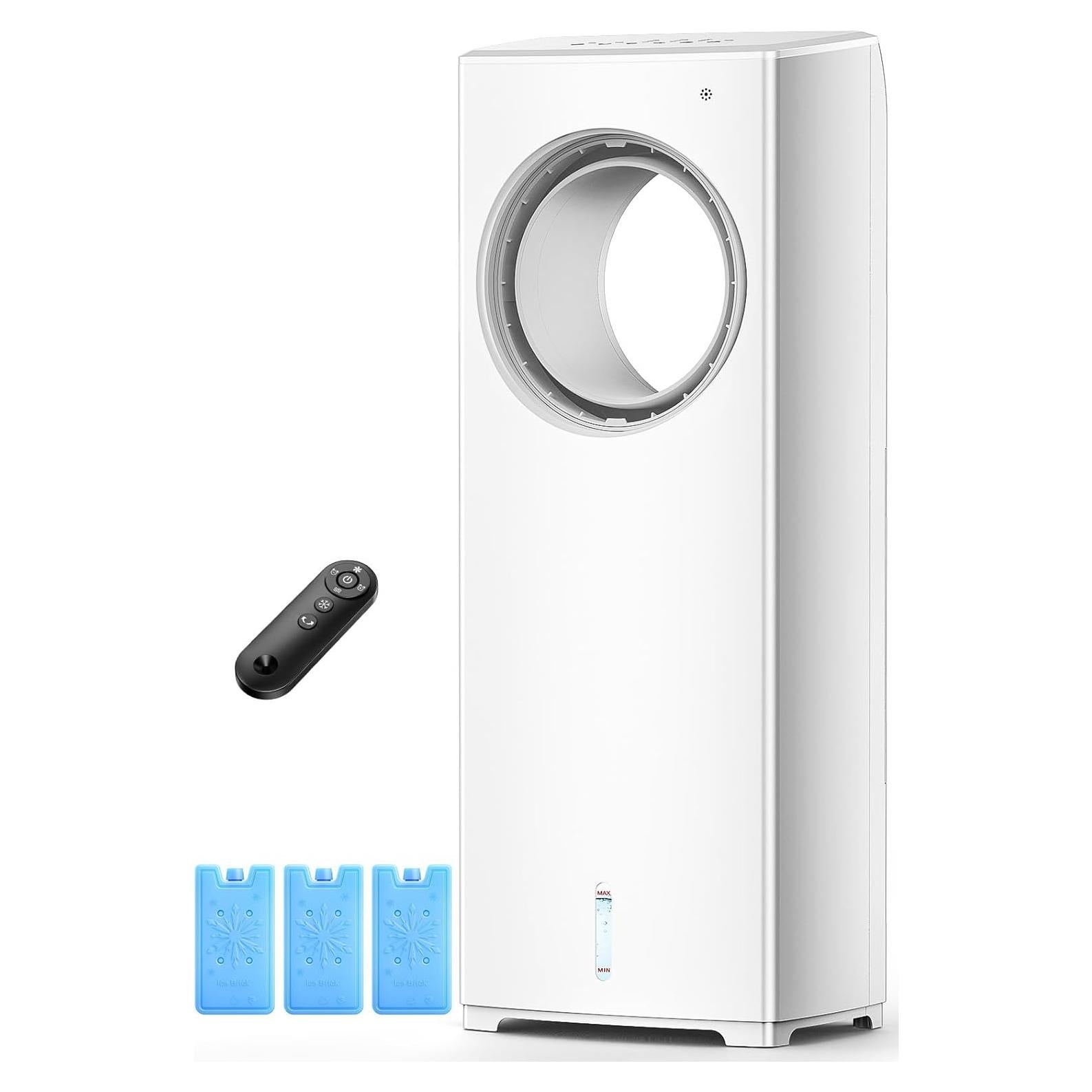 BALKO Enfriador de Aire Evaporativo 3 Velocidades Portátil