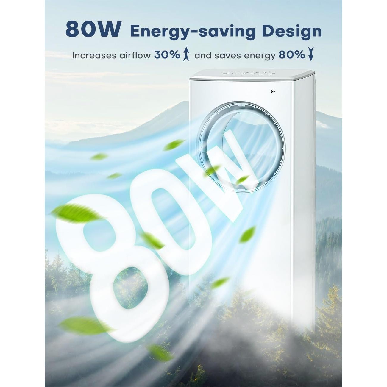 BALKO Enfriador de Aire Evaporativo 3 Velocidades Portátil