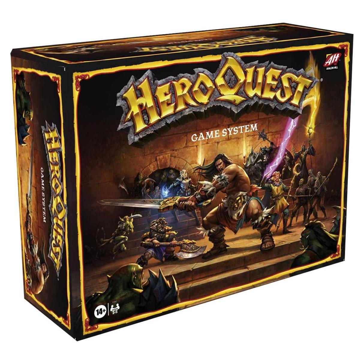 Juego de Mesa HeroQuest Hasbro - Aventura de Mazmorras 2-5 Jugadores
