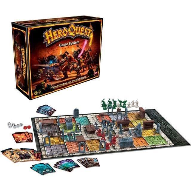 Juego de Mesa HeroQuest Hasbro - Aventura de Mazmorras 2-5 Jugadores