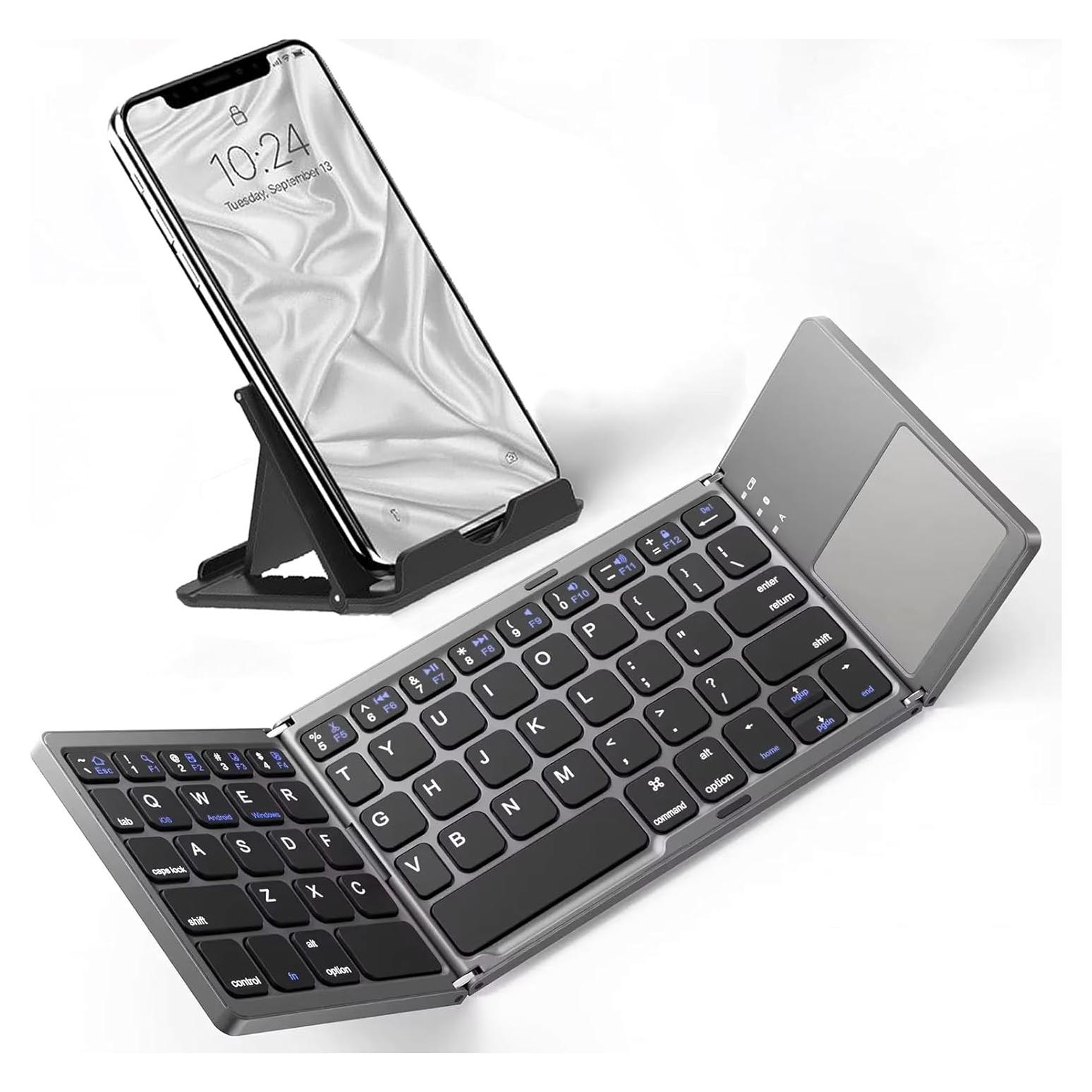 Teclado Inalámbrico Plegable Tek Styz con Touchpad 48h Uso