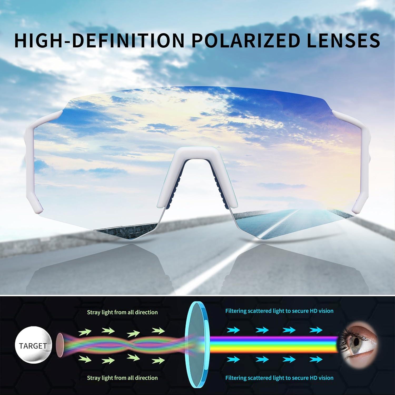 Gafas de Ciclismo ALTALIST UV400 Polarizadas Azul Brillante