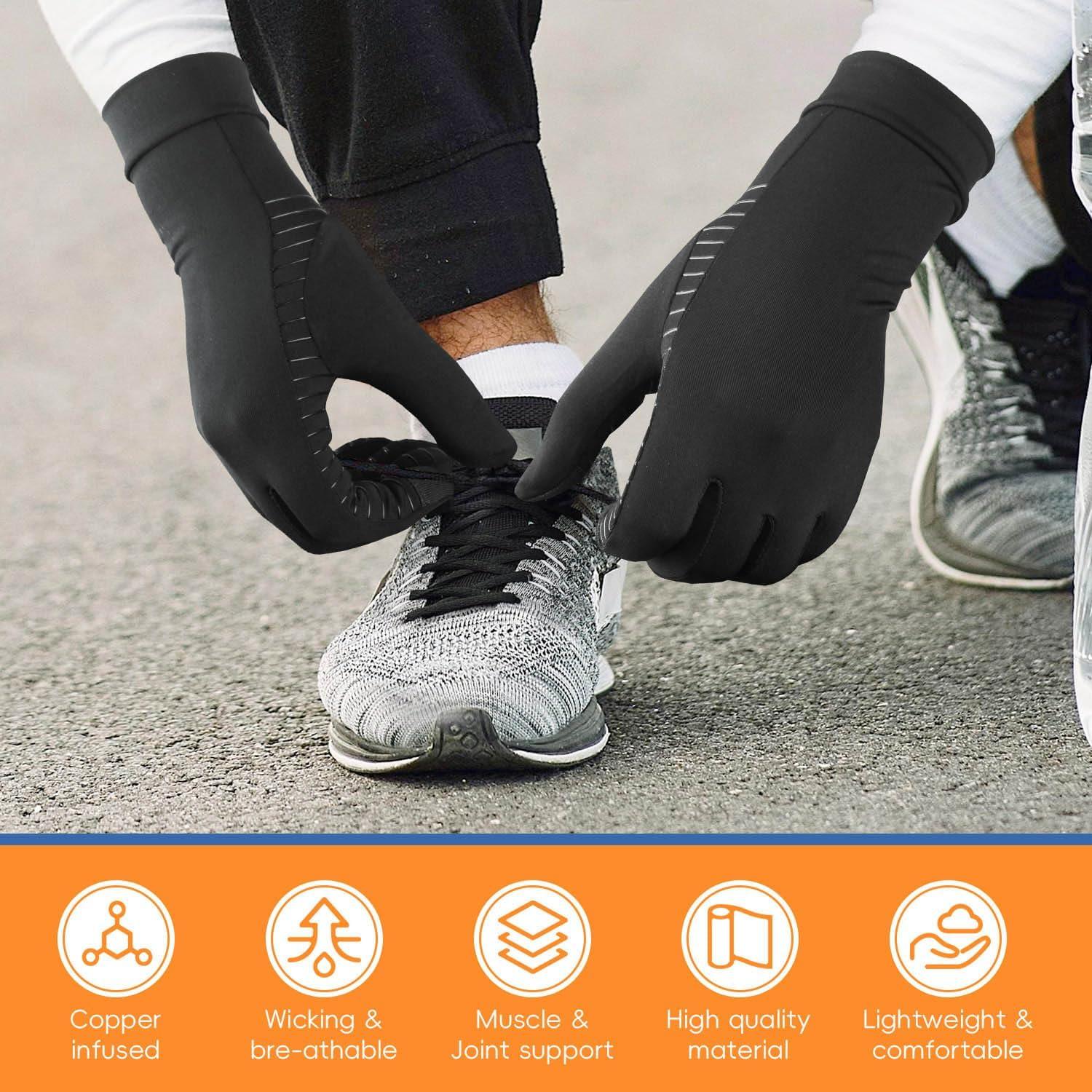 Guantes de Artritis Big Mango con Dedos Táctiles - Alivio Dolor