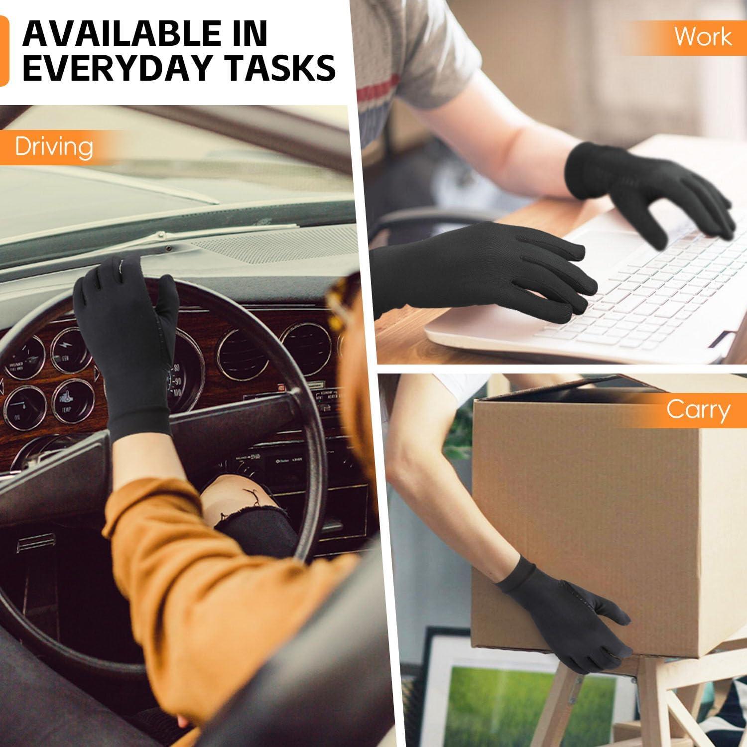 Guantes de Artritis Big Mango con Dedos Táctiles - Alivio Dolor