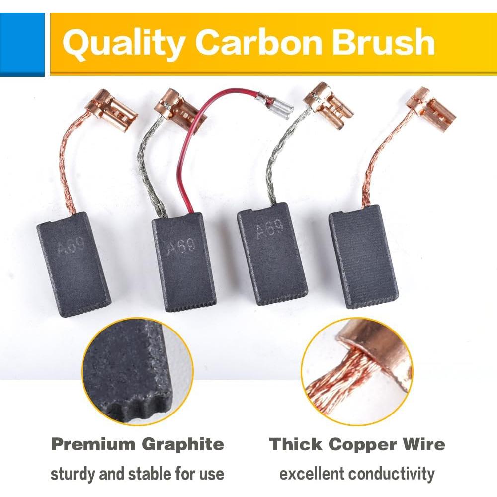 Escobillas de Carbono A69 OURUI 4 Pcs para Bosch GBH