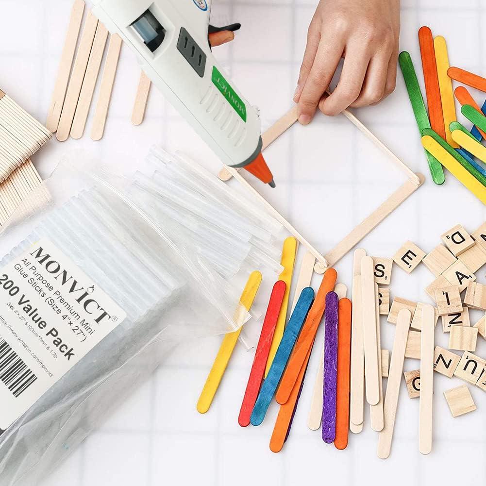 Palitos de Pegamento Caliente MONVICT 200 Unidades 10.16 cm