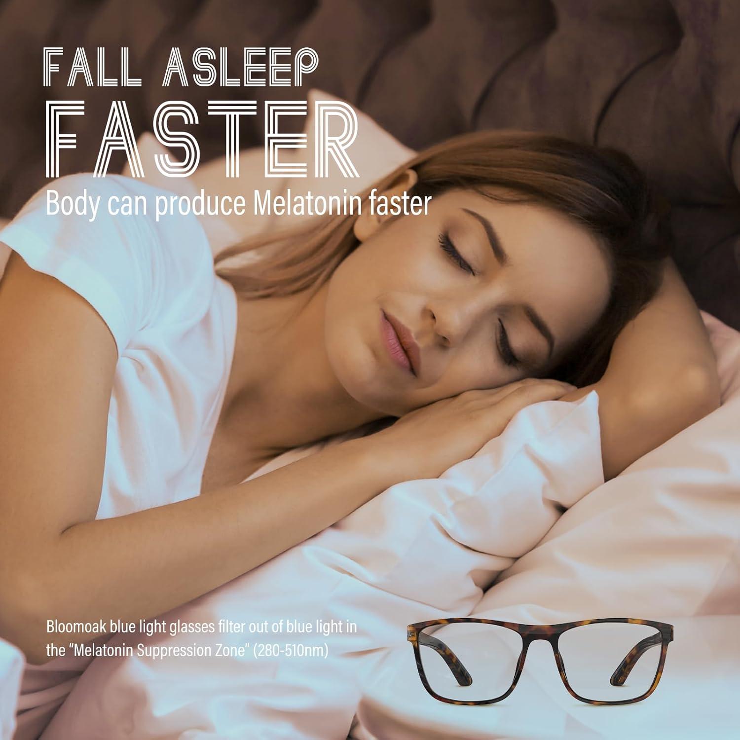 Gafas Bloomoak Antirreflejo Bloqueo Luz Azul - Carey Marrón