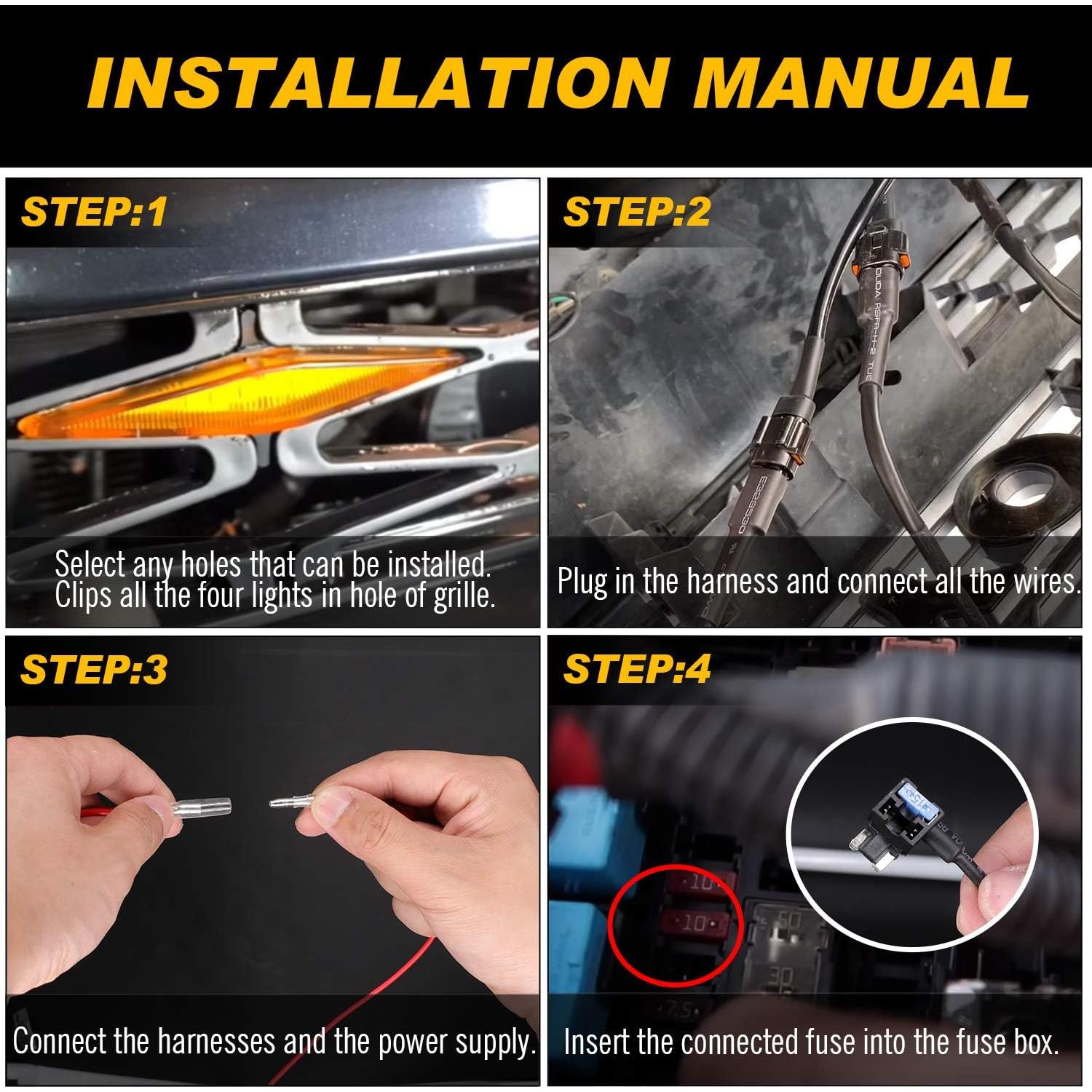 Kit de Luces LED para Parrilla Seven Sparta Toyota 4Runner 2014-2024