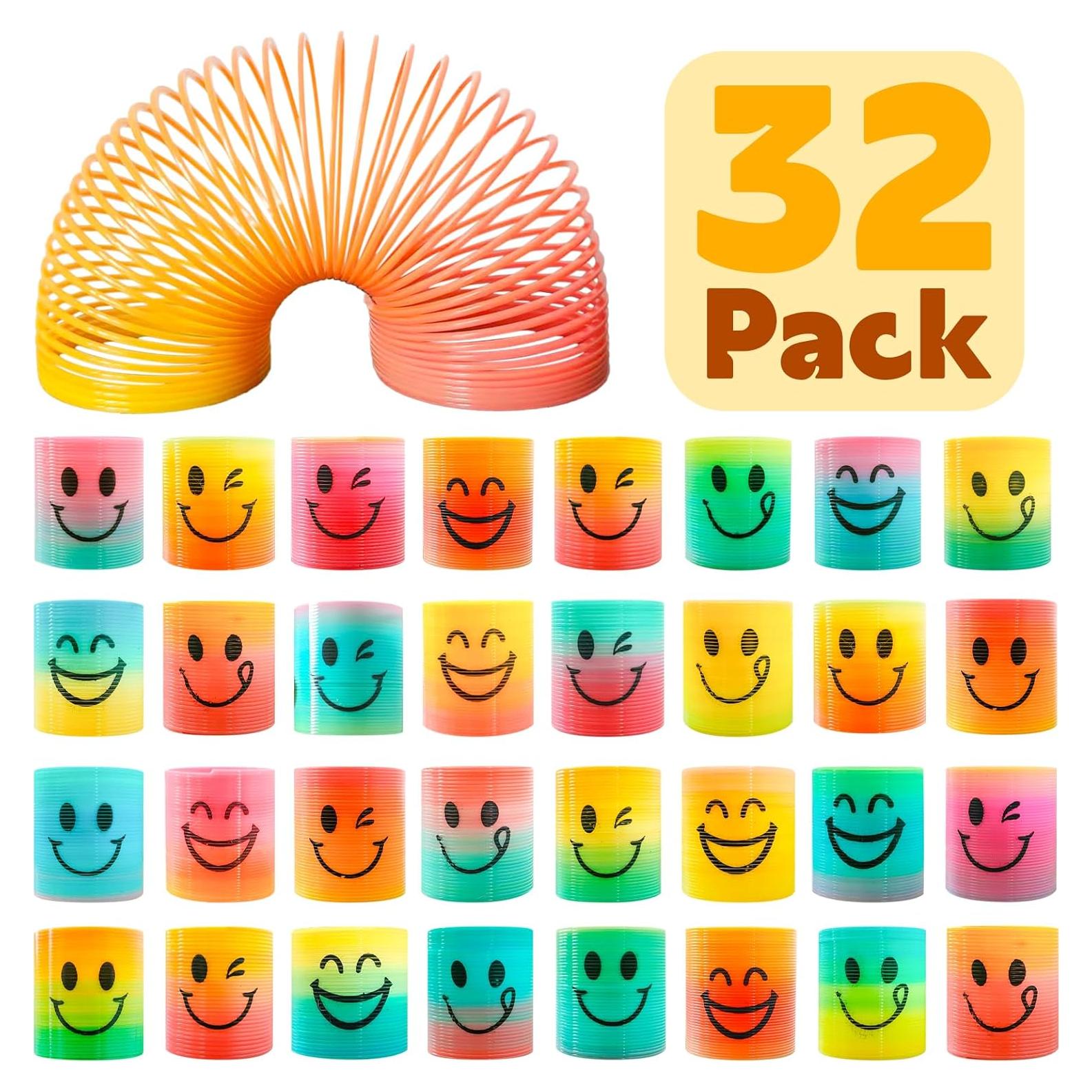 Cocurb 32 Mini Resortes de Colores para Niños 4-8 Años