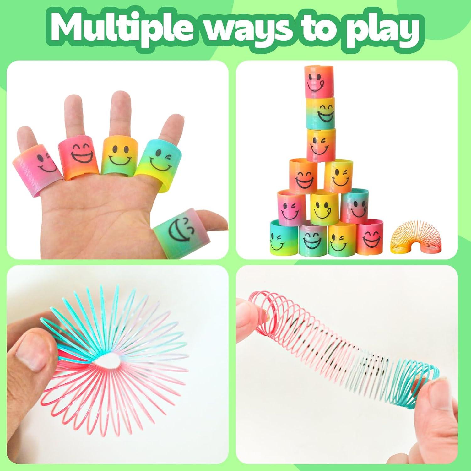 Cocurb 32 Mini Resortes de Colores para Niños 4-8 Años