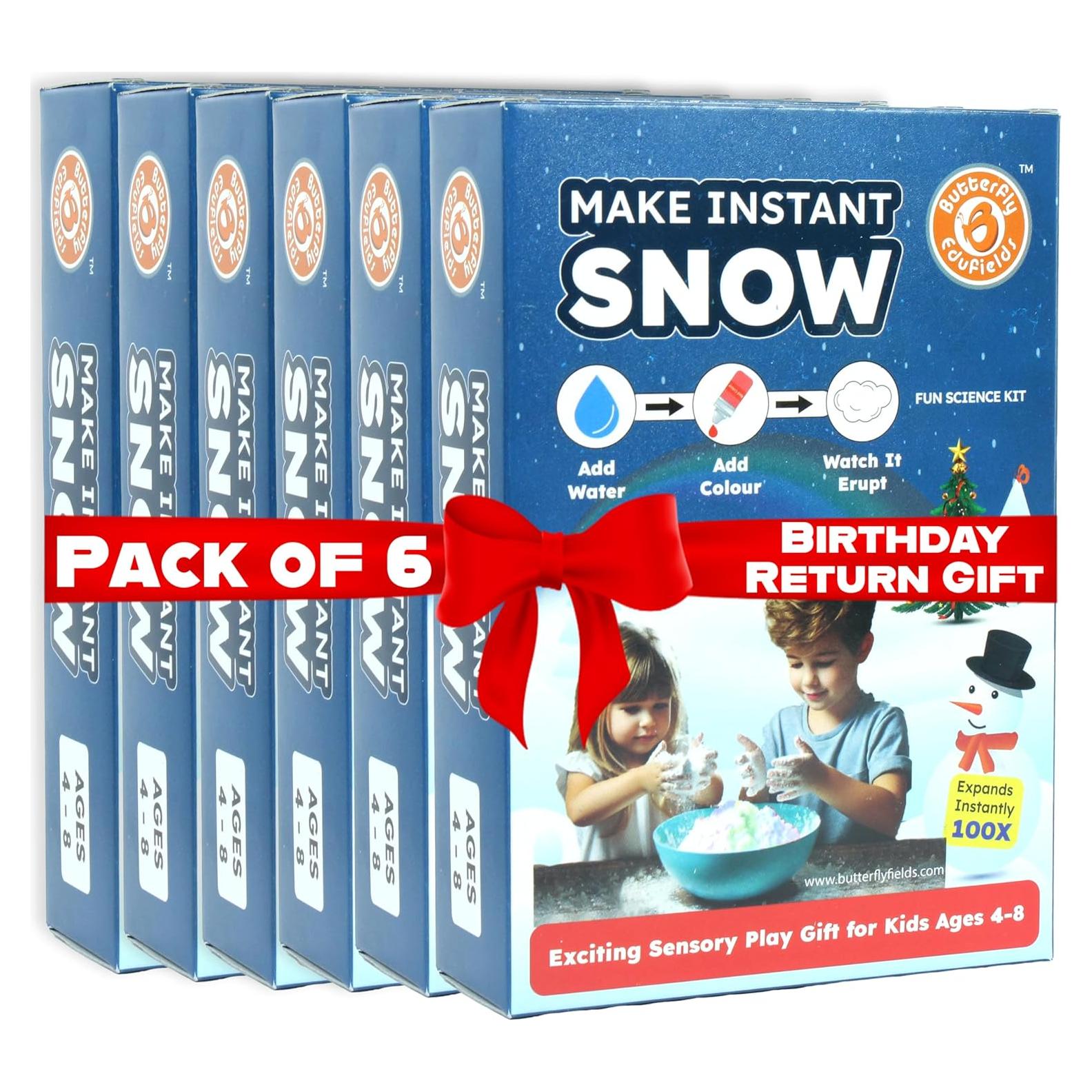 Kit de Ciencia Mágica de Nieve Butterfly Edufields - 6 Unidades