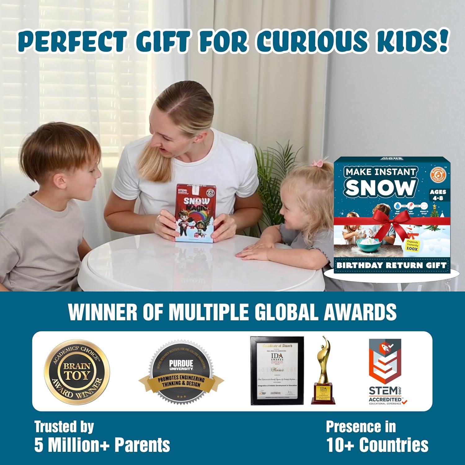 Kit de Ciencia Mágica de Nieve Butterfly Edufields - 6 Unidades