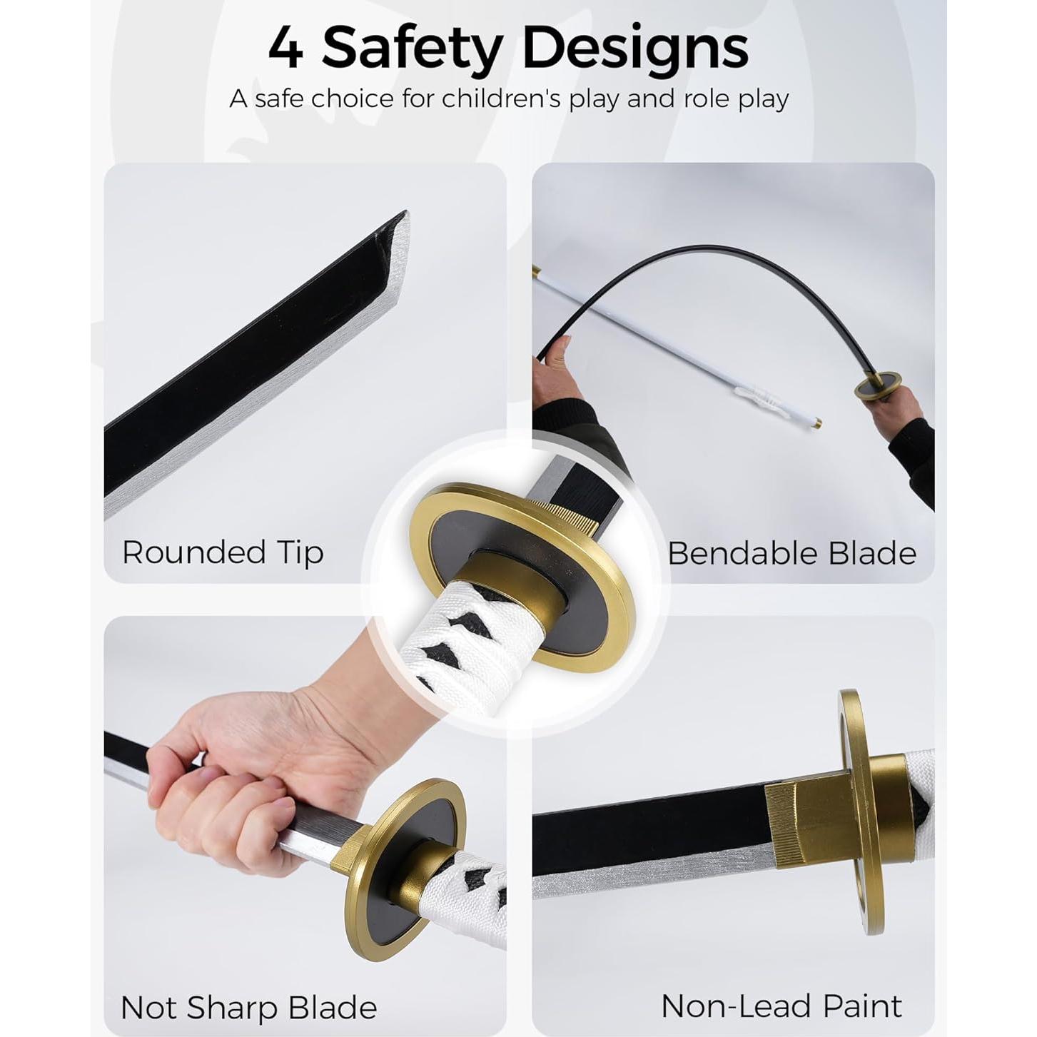 Espada de Juguete Cold Blade - Réplica de Katana 104 cm con Funda