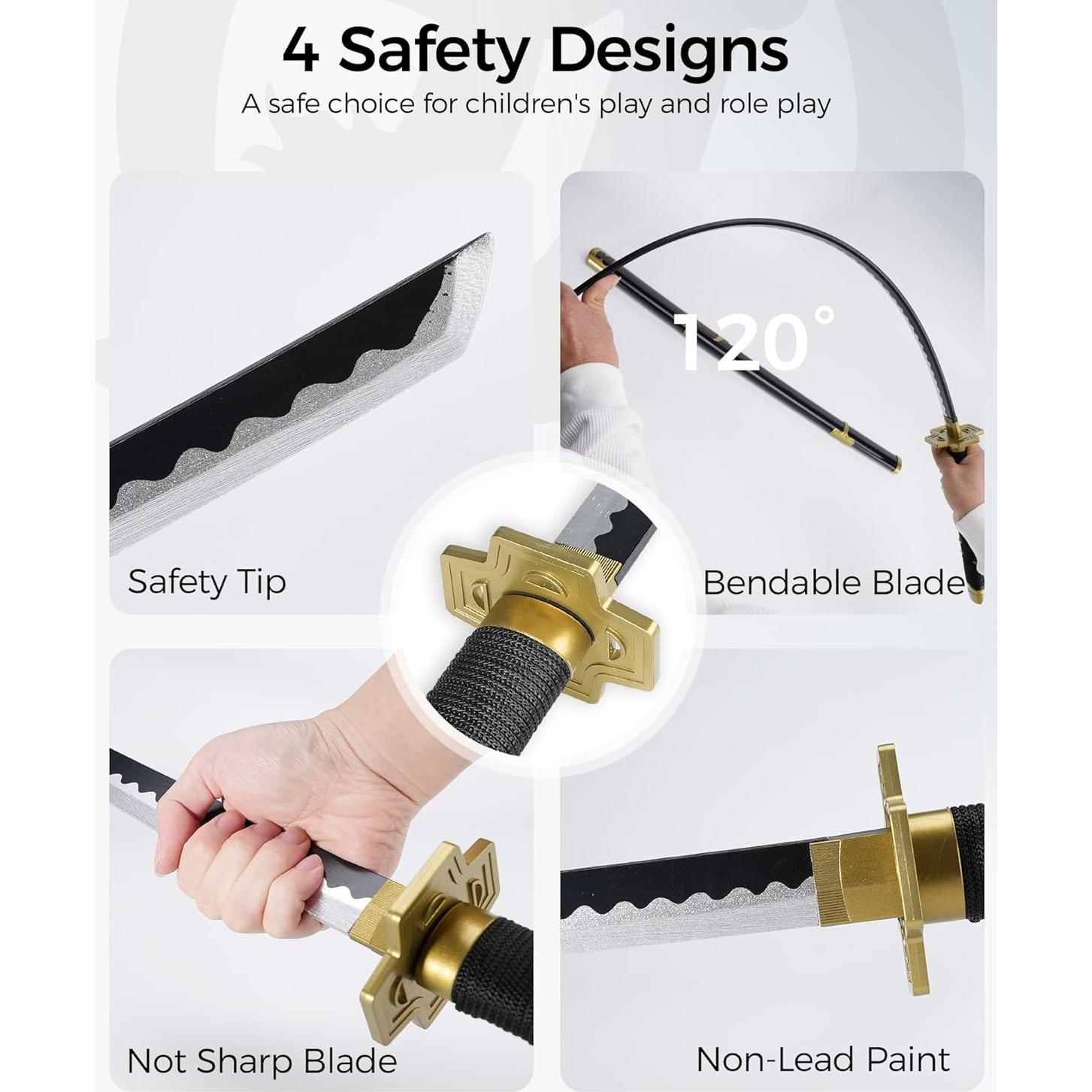 Espada de Juguete Cold Blade - Réplica de Katana 104 cm con Funda