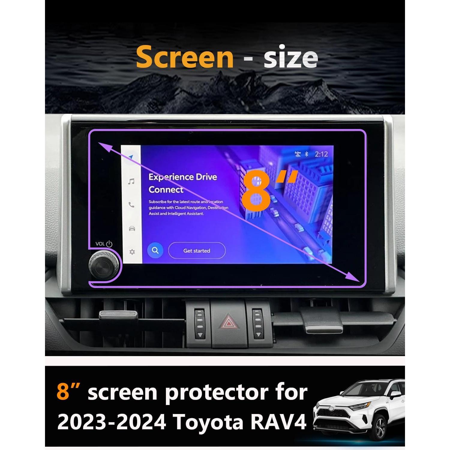 Protector de Pantalla VEIROOM para Toyota RAV4 2023-2025 8"