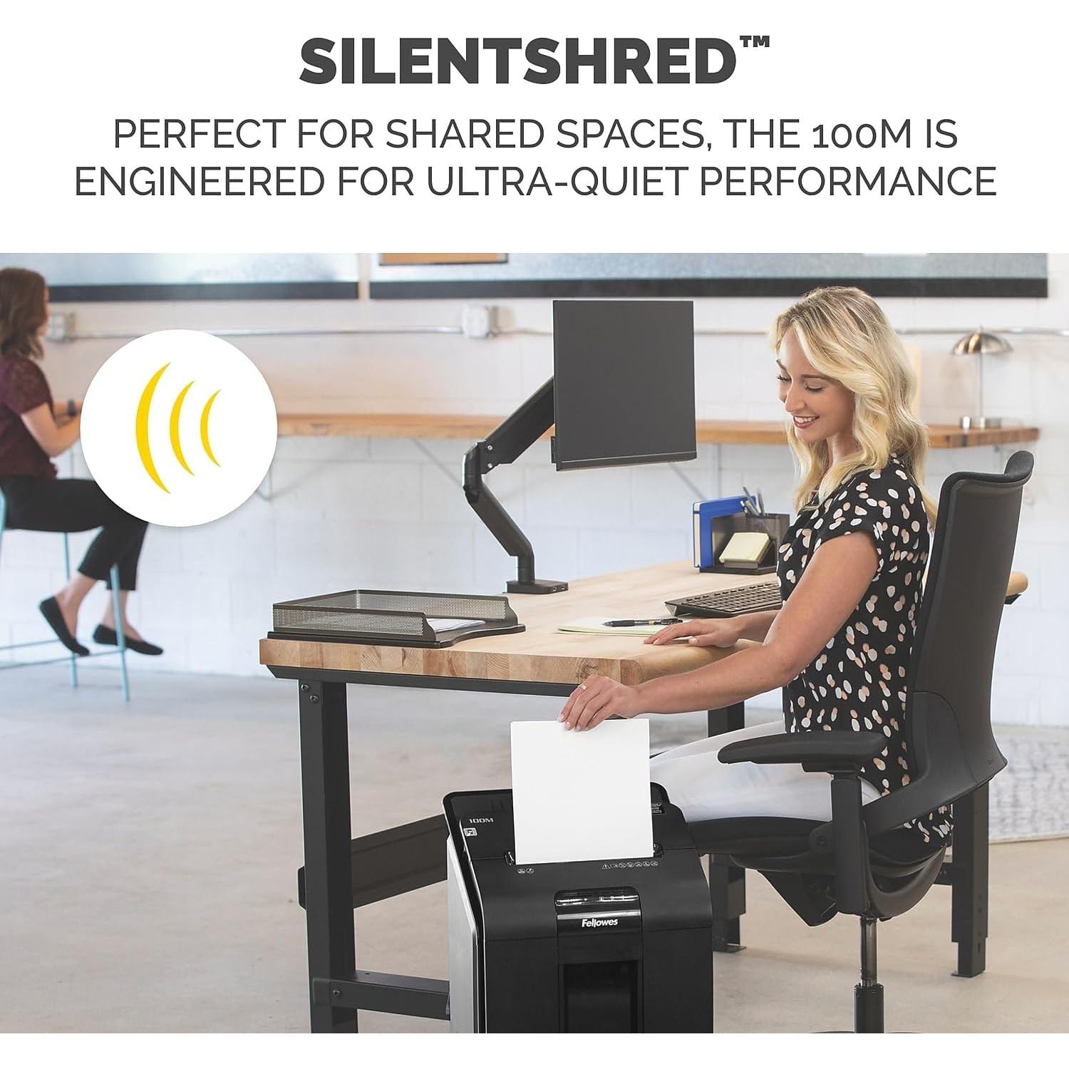 Trituradora Fellowes AutoMax 100M Micro-Corte 100 Hojas