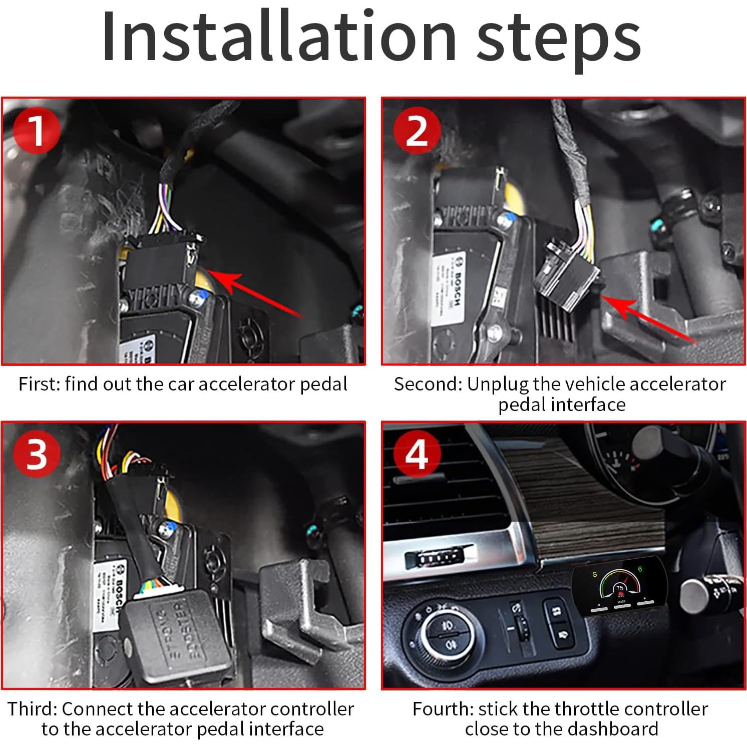 Controlador de Acelerador Electrónico MAIMEIMI 14 Modos