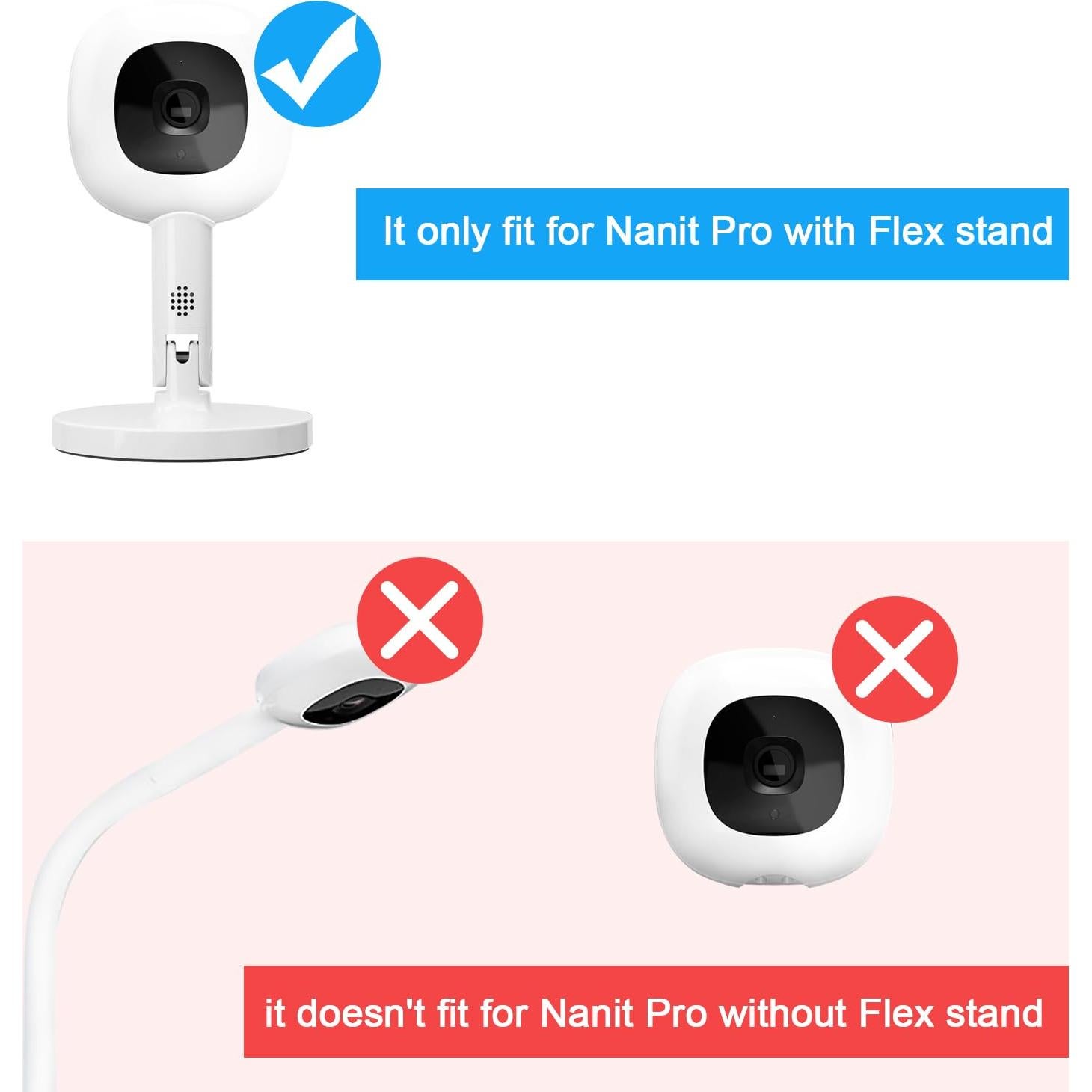 Soporte para Monitor de Bebé Nanit Pro Brazo Flexible 39.88 cm