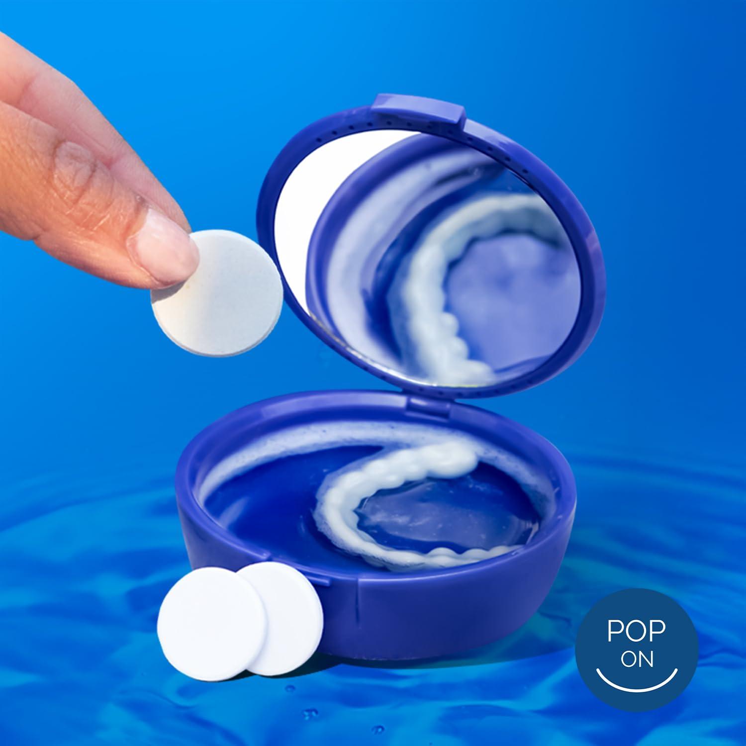 Tabletas Limpiadoras de Retenedores Pop On Veneers - 120 Unidades