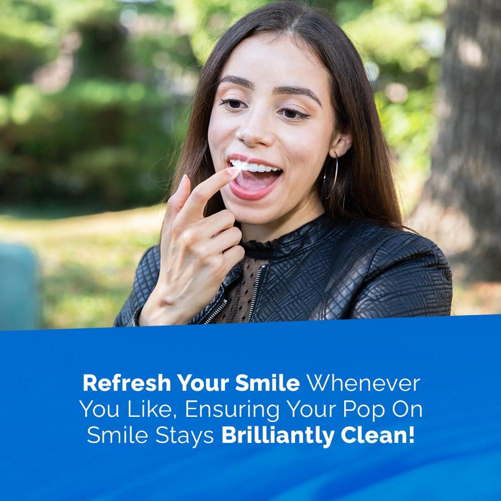 Tabletas Limpiadoras de Retenedores Pop On Veneers - 120 Unidades