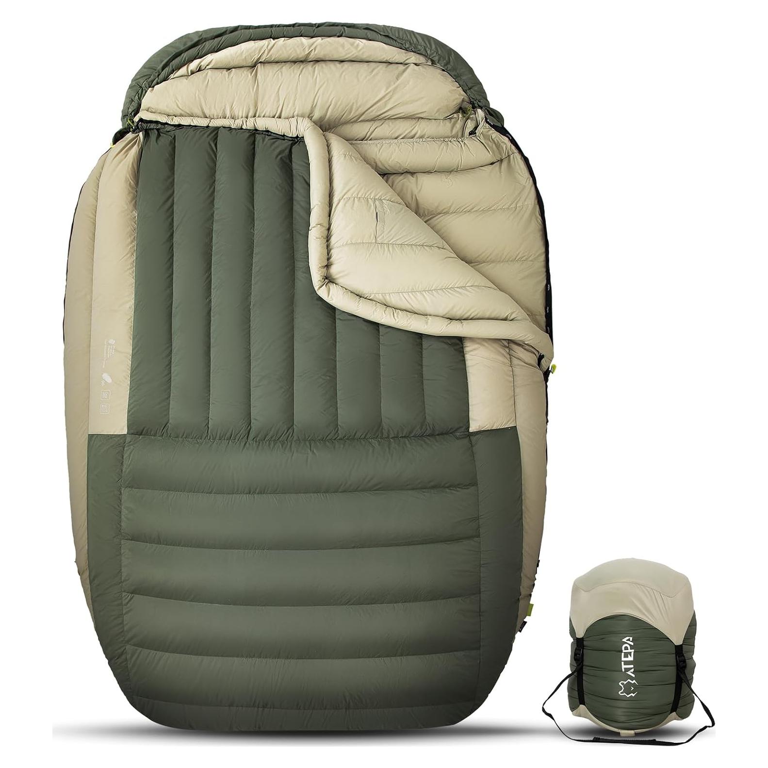 Saco de dormir ATEPA PROMOTER 2000 XL 0°C Doble Plumas