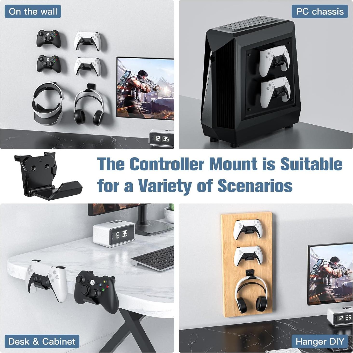 Soporte de Pared KUNSLUCK para Controladores y Auriculares