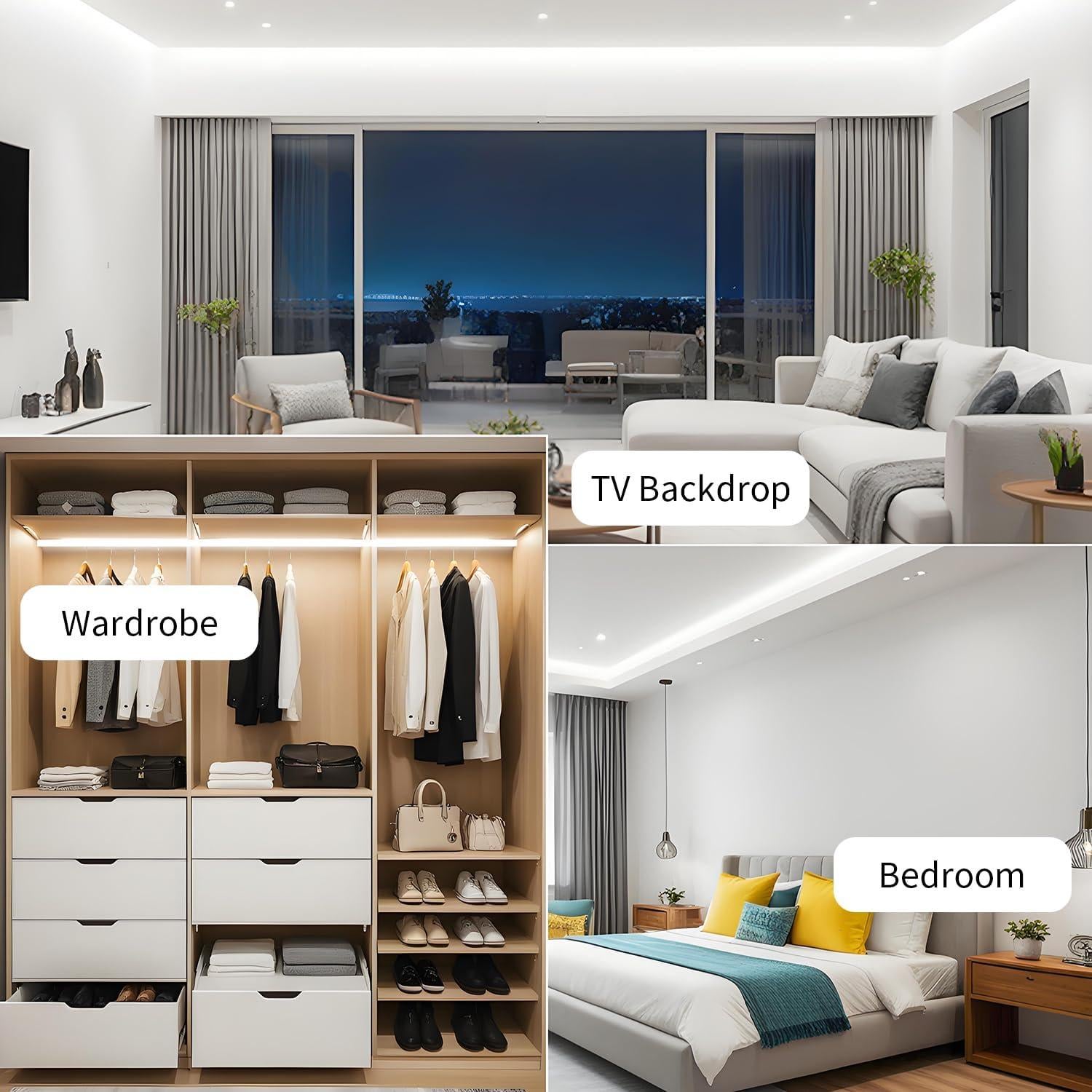 Tira de Luces LED Neón USB Blanca iNextStation 2m Impermeable