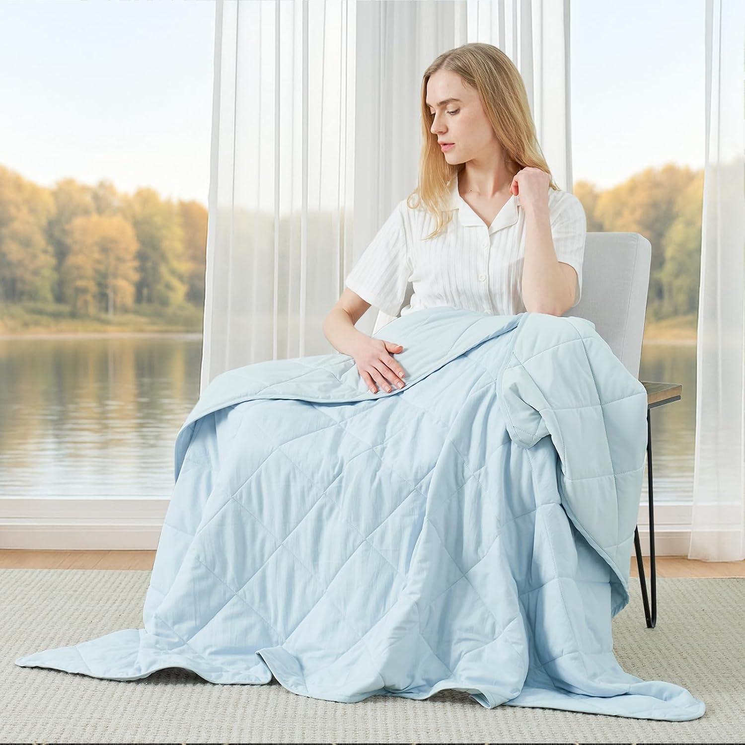 Manta Fresca Q-Max 0.4 127x178 cm para Dormir Cómoda