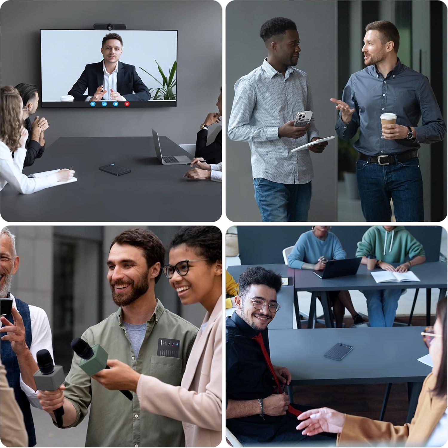 Grabadora de Voz Chime Note 64GB AI para Conferencias y Reuniones